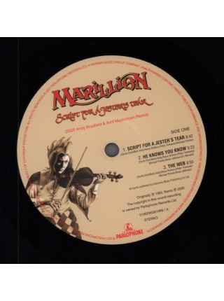 35002442		 Marillion – Script For A Jester's Tear (2020 Remix)	 Prog Rock, Symphonic Rock	Black, 180 Gram	1983	" 	Parlophone Records Ltd. – 0190295301989"	S/S	 Europe 	Remastered	2020