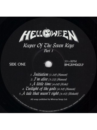 35006077		 Helloween – Keeper Of The Seven Keys (Part I)	" 	Power Metal"	Black, 180 Gram, Gatefold	1987	" 	BMG – BMGRM062LP, Sanctuary – BMGRM062LP"	S/S	 Europe 	Remastered	23.10.2015