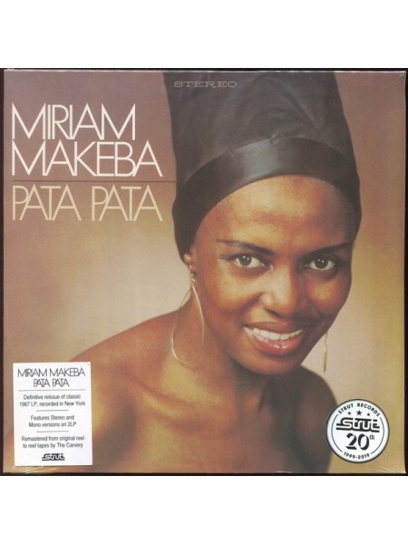 35011608		 Miriam Makeba – Pata Pata, 2lp	"	Latin, Funk / Soul, Pop "	Black	1967	" 	Strut – STRUT180LP"	S/S	 Europe 	Remastered	30.08.2019