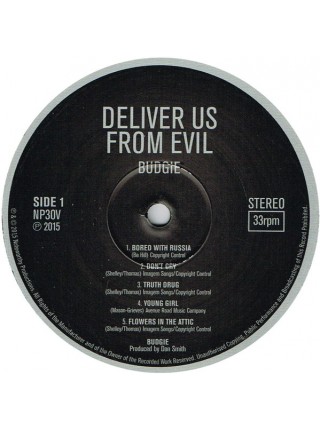 35007400		 Budgie – Deliver Us From Evil	" 	Hard Rock"	Black	1982	" 	Noteworthy Productions – NP30V"	S/S	 Europe 	Remastered	23.10.2015