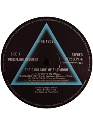 161099	Pink Floyd – The Dark Side Of The Moon, 50th Anniversary 	"	Prog Rock, Art Rock"	1973	"	Pink Floyd Records – PFR50LP1, Pink Floyd Records – 5054197141478"	S/S	Europe	Remastered	2023