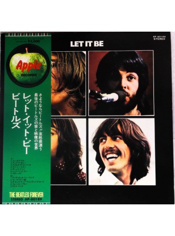 1404619		The Beatles – Let It Be 	no OBI	Beat, Rock & Roll, Pop Rock	1970	Apple Records – AP-80189	NM/NM-	Japan	Remastered	1974
