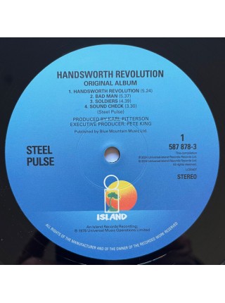 35014821	 	 Steel Pulse – Handsworth Revolution	" 	Roots Reggae, Dub"	Black, Gatefold, RSD, Limited, 2lp	1978	" 	Island Records – 587878-2"	S/S	 Europe 	Remastered	20.04.2024