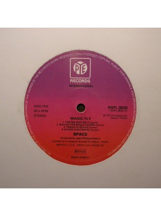 1405114		Space – Magic Fly		Electronic, Disco, Experimental, Ambient	1977	Pye International – NSPL 28232	NM/EX	England	Remastered	1977