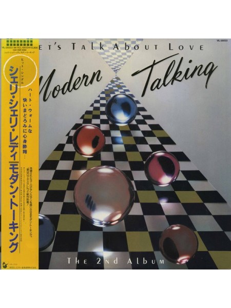 1405128		Modern Talking ‎– Let's Talk About Love - The 2nd Album	Obi	Electronic, Synth-pop, Euro-Disco	1986	Hansa – VIL-28083	NM/NM	Japan	Remastered	1986
