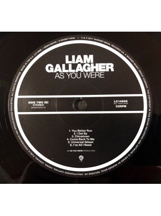 35002469	 Liam Gallagher – As You Were	" 	Indie Rock, Alternative Rock"	2017	Remastered	2017	" 	Warner Bros. Records – 0190295774929"	S/S	 Europe 
