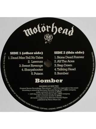 35006066		 Motörhead – Bomber	" 	Hard Rock, Heavy Metal"	Black	1979	" 	Sanctuary – BMGRM021LP, BMG – BMGRM021LP"	S/S	 Europe 	Remastered	7.4.2015