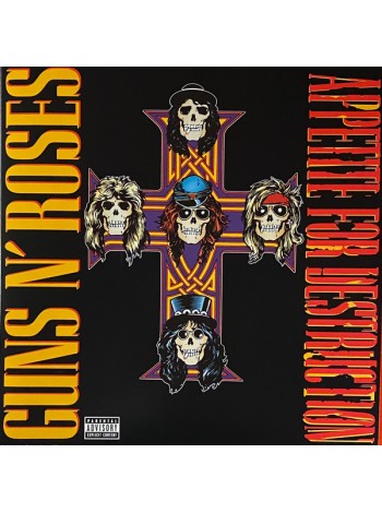 35006462		 Guns N' Roses – Appetite For Destruction	Appetite For Destruction	Black	1987	" 	Geffen Records – 00720642414811"	S/S	 Europe 	Remastered	18.06.2001