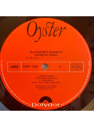 1404211		Blackmore's Rainbow – Rainbow Rising, no OBI	Hard Rock, Classic Rock	1976	Polydor – MXF 1004	NM/EX+	Japan	Remastered	1976