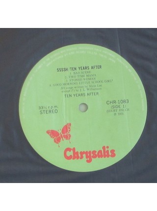 1402305	Ten Years After – Ssssh.  (Re 1975)  no OBI	Blues Rock	1969	Chrysalis – CHR 1083	NM/EX	Japan
