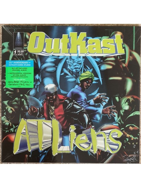 35085528	 OutKast – ATLiens (25th Anniversary)	4 LP	Contemporary R&B, Hardcore Hip-Hop	Black, Deluxe	1996	"	LaFace Records – 19439882041, Legacy – 19439882041"	S/S	 Europe 	Remastered	27.08.2021