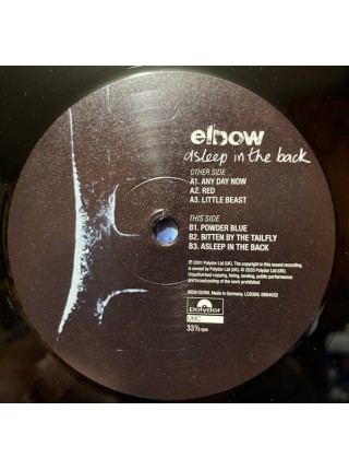 35014837	 	 Elbow – Asleep In The Back	"	Indie Rock, Experimental, Lo-Fi, Acoustic "	Black, 180 Gram, Gatefold, 2lp	2001	" 	Polydor – 0894031"	S/S	 Europe 	Remastered	25.09.2020