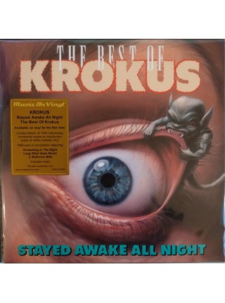 35016667	 	 Krokus – Stayed Awake All Night / The Best Of Krokus	"	Hard Rock, Heavy Metal "	Translucent Green White Marbled, 180 Gram, Limited	1989	 Music On Vinyl – MOVLP3587	S/S	 Europe 	Remastered	15.12.2023