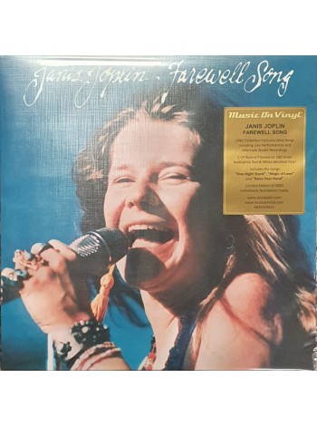 35016668	 	 Janis Joplin – Farewell Song	" 	Blues Rock, Classic Rock"	Red White Marbled, 180 Gram, Limited	1982	" 	Music On Vinyl – MOVLP3415"	S/S	 Europe 	Remastered	17.11.2023