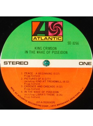 1400841	King Crimson – In The Wake Of Poseidon	1970	Atlantic – SD 8266	NM/EX	USA