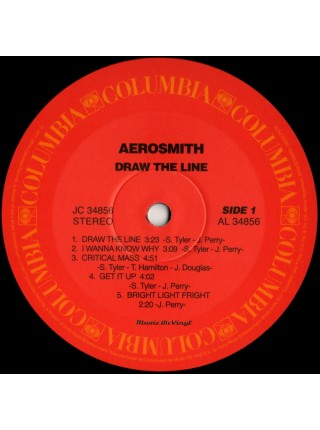 35003059		 Aerosmith – Draw The Line	" 	Blues Rock, Classic Rock"	Black, 180 Gram	1977	 Columbia – JC 34856	S/S	 Europe 	Remastered	########