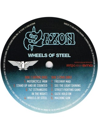 35006010		Saxon - Wheels Of Steel 	" 	Heavy Metal"	Swirl, Limited	1980	" 	BMG – BMGCAT159LP"	S/S	 Europe 	Remastered	30.03.2018