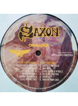 35006012		Saxon - Crusader 	" 	Heavy Metal"	White Black Blue Splatter, Gatefold, Limited	1984	" 	BMG – BMGCAT184LP"	S/S	 Europe 	Remastered	25.05.2018