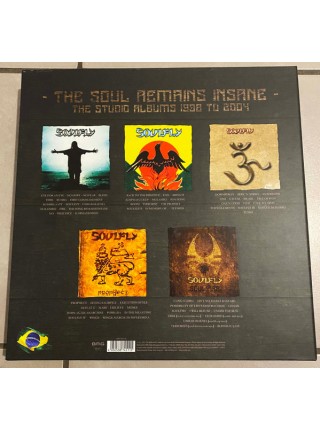 35006030		Soulfly - The Studio Albums 1998-2004 (Box) 8LP	" 	Groove Metal, Nu Metal"	Black, Box, Limited	2022	" 	BMG – 538745110"	S/S	 Europe 	Remastered	17.06.2022