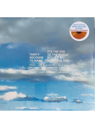 35006510	Thirty Seconds To Mars - It's The End Of The World But It's A Beautiful Day (coloured)	" 	Alternative Rock, Arena Rock"	2023	" 	Concord Records – 00888072516441"	S/S	 Europe 	Remastered	15.09.2023
