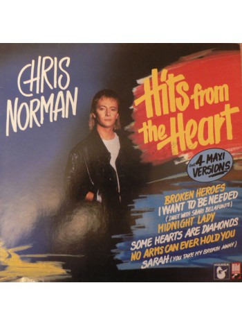 1404231		Chris Norman – Hits From The Heart	Pop Rock, Acoustic, Soft Rock 	1988	 Hansa – 36 239-2	EX/EX+	Germany	Remastered	1988