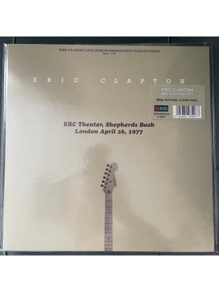 35008416	 Eric Clapton – BBC Theatre, Shepherds Bush London April, 26.1977	" 	Blues Rock"	Clear,Grey Marble	2023	"	Second Records – SRFM0034 "	S/S	 Europe 	Remastered	07.07.2023