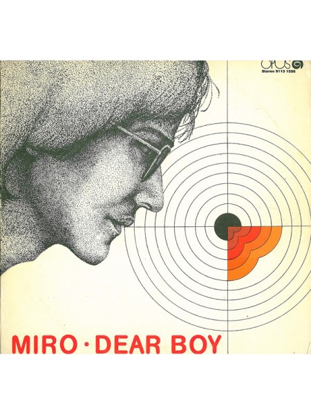 203246	Miro – Dear Boy	"	Pop Rock"		1986	"	Opus – 9113 1556"		EX/EX		"	Czechoslovakia"