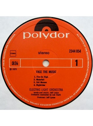 1403978		Electric Light Orchestra – Face The Music	Rock, Symphonic Rock	1975	Polydor – 2344 054	NM/NM	Netherlands	Remastered	1975