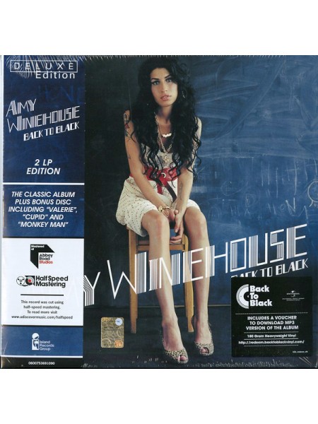 35005865	 Amy Winehouse – Back To Black 2lp	" 	Funk / Soul, Pop"	Black, 180 Gram, Gatefold, Half Speed Mastering	2006	" 	Island Records Group – 0600753691090"	S/S	 Europe 	Remastered	25.11.2016	600753691090