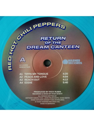 35015295	  	 Red Hot Chili Peppers – Return Of The Dream Canteen	"	Alternative Rock "	Curacao, Limited, 2 LP	2022	" 	Warner Records – 093624867364"	S/S	 Europe 	Remastered	14.10.2022