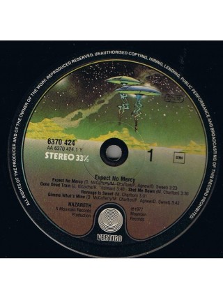 1403299	Nazareth – Expect No Mercy	Hard Rock	1977	Vertigo – 6370 424	NM/EX+	Germany