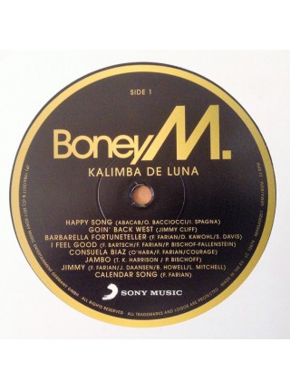 35006529	 Boney M. – Kalimba De Luna (16 Happy Songs)	" 	Italo-Disco, Synth-pop"	1984	" 	Sony Music – 88985409201"	S/S	 Europe 	Remastered	06.07.2017