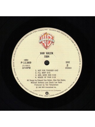 1403268	Van Halen – 1984	Hard Rock, Arena Rock	1984	Warner Bros. Records – P-11369	NM/NM	Japan