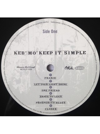 35007490	 Keb' Mo' – Keep It Simple	" 	Modern Electric Blues"	Black, 180 Gram	2004	" 	Music On Vinyl – MOVLP1058, Epic – MOVLP1058"	S/S	 Europe 	Remastered	6.11.2014