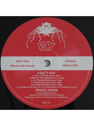 35007504		 Procol Harum – A Salty Dog	" 	Psychedelic Rock, Prog Rock"	Black, 180 Gram	1969	" 	Music On Vinyl – MOVLP1804"	S/S	 Europe 	Remastered	13.4.2017