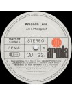 1404246		Amanda Lear – I Am A Photograph, Poster	Disco, Funk/Soul 	1977	Ariola – 25 473 OT, Ariola – 28 866 OT	NM/EX	Germany	Remastered	1977