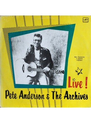 202800	Pete Anderson & The Archives – Live!	,	1990	"	Мелодия – C60 29351 005"	,	EX+/EX+	,	Russia