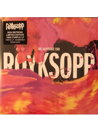 35016483	 	 Röyksopp – The Inevitable End	" 	Synth-pop, Techno, Downtempo"	Purple, Gatefold, Limited, 3lp	2014	         Dog Triumph – DOG013LPX	S/S	 Europe 	Remastered	22.03.2024