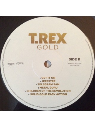 35016390	 	T.Rex – Gold	" 	Glam"	Black, 180 Gram, 2lp	2018	 Demon Records – DEMREC284	S/S	 Europe 	Remastered	07.09.2018