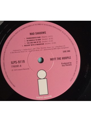 35005930		 Mott The Hoople – Mad Shadows	" 	Psychedelic Rock, Classic Rock"	Black, 180 Gram, Gatefold	1970	" 	UMC – 7783391"	S/S	 Europe 	Remastered	13.09.2019