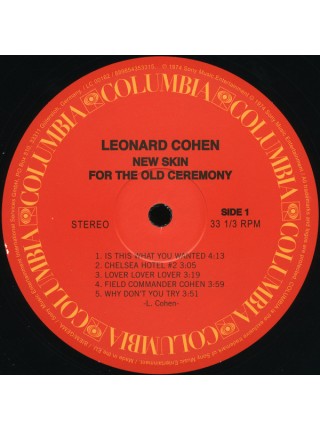 35006533	 Leonard Cohen – New Skin For The Old Ceremony	 Pop Rock	1974	" 	Columbia – 88985435331"	S/S	 Europe 	Remastered	19.10.2017