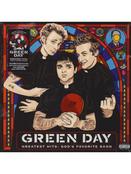 33002336	 Green Day – Greatest Hits: God's Favorite Band, 2lp	" 	Pop Punk, Power Pop"	 Compilation	2017	" 	Reprise Records – 564901-1"	S/S	 Europe 	Remastered	17.11.17