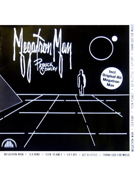 5000038	Patrick Cowley – Megatron Man	"	Electro, Hi NRG, Synth-pop"	1981	"	Metronome – 0060.504"	NM/EX	Germany	Remastered	1981