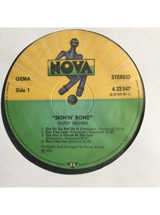1400404	Savoy Brown – Skin 'N' Bone	1976	Nova (6) – 6.22 547 AS, Nova (6) – 6.22 547	EX/EX	Germany