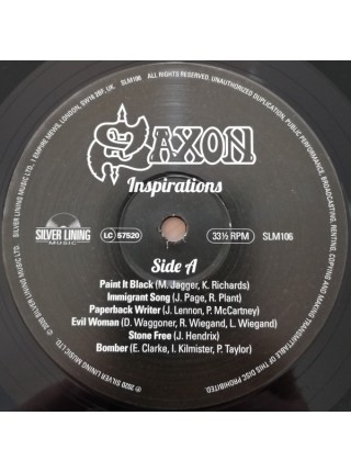 35002553		 Saxon – Inspirations	" 	Heavy Metal"	Black	2021	" 	Silver Lining Music – SLM106P42"	S/S	 Europe 	Remastered	########