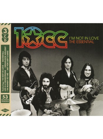 38000009	 	 10cc – I'm Not In Love: The Essential	" 	Classic Rock, Soft Rock"	Digipack, 3 CD	2016	" 	Spectrum Music (2) – SPECESS003"	S/S	 Europe 	Remastered	28.01.2020