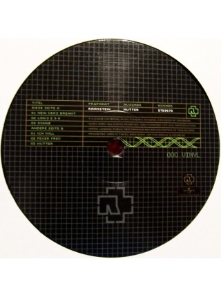 1800038	Rammstein – Mutter  2lp	"	Industrial Metal"	2001	"	Universal Music – 2729669"	S/S	Europe	Remastered	2017