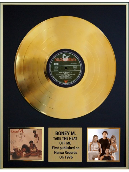 98006	Золотая реплика музыкального альбома	Boney M. - Take The Heat Off Me ( При заказе любых 3 шт. цена 5 000 руб.)