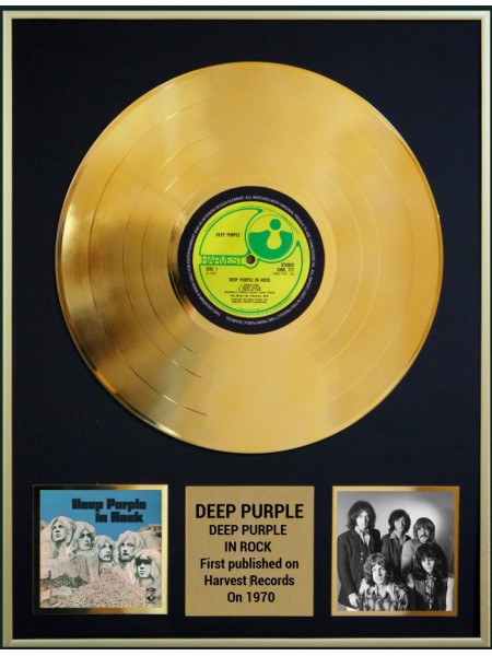 98010	Золотая реплика музыкального альбома	Deep Purple – Deep Purple In Rock