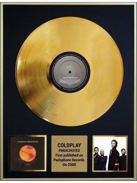 98008	Золотая реплика музыкального альбома	Coldplay - Parachutes
